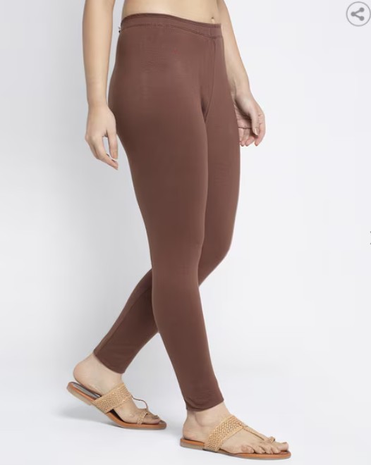 Buy coffee color Women/Girl Leggings Fabrics Cotton Long Churidar Ties Pant Leggings at Best Prices in Bangladesh