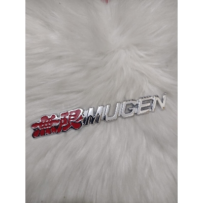 Picture of 1 pcs Metal Mugen Power Car Sticker Emblem Rear Badge Aluminum Chrome Decal Car Styling For Car Trunk For Honda Civic Accord CRV