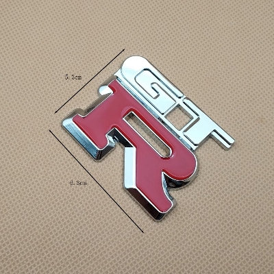 Picture of Car Styling GTR Auto Emblem Accessories Racing Trunk Badge Sticker Decal 2 colors