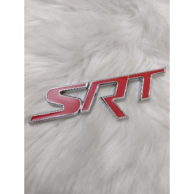 Picture of SRT Split Label Metal Decorative Label Alloy Modification Car Emblem