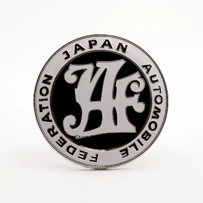 Picture of JAF Logo Japan Automobile Federation Car Front Grill Badge Emblem Styling Stickers Accessories