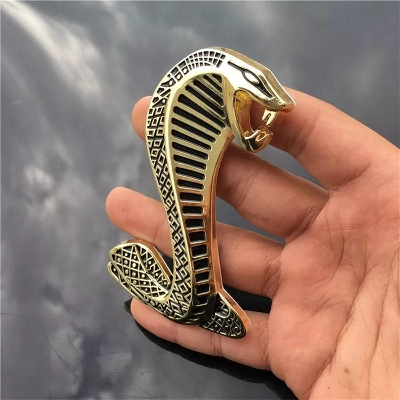 Picture of 3D Metal Cobra Logo Badge Emblem Car Sticker Decoration Accessories