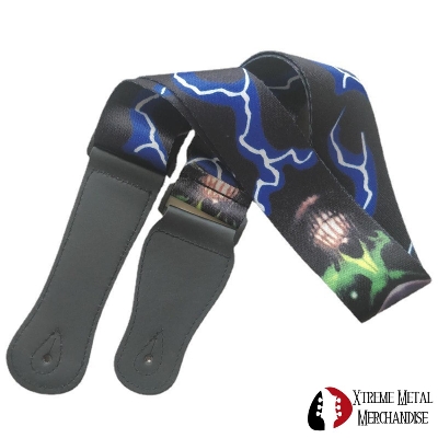 Picture of Heavy Duty Guitar Strap For Acoustic Electric Guitar And Bass Multi-Color Guitar Belt Adjustable Colorful Printing Leather Strap