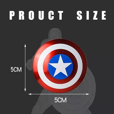 Picture of Marvel Captain America Car Interior Engine Ignition Start Stop Button Protective Cover