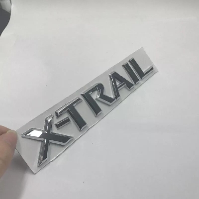 Picture of Car Stickers and Decals 3D Chrome Sticker X Trail Xtrail Emblem Badge Letters Rear Tail Sticker For Nissan X-Trail Auto Styling