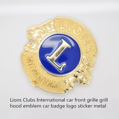Picture of Lions Clubs International Logo Car Sticker Emblem for Car Grille