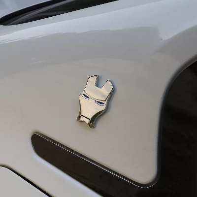 Picture of 3D  Iron Man Shape Alloy Metal Decal emblem