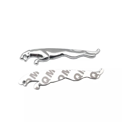 Picture of Car Styling Metal Leopard Logo Emblem body Side Fender Sticker Auto Badge Decal