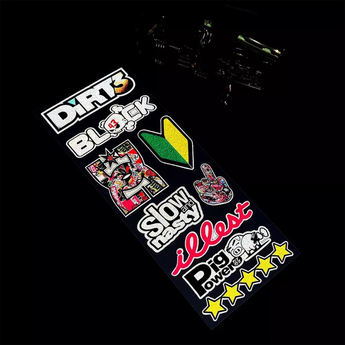 Picture of গাড়ী স্টাইলিং প্রতিফলিত মজার ড্রিফট jdm স্টিকার - cycle sticker