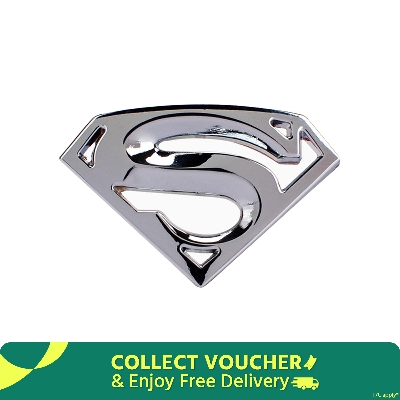 Picture of Superman Metal Logo Emblem 5.3 cm by 3.5 cm