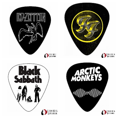 Picture of 4 pcs guitar picks combo pack