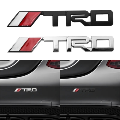 Picture of 3D Car Emblem Sticker Decal TRD