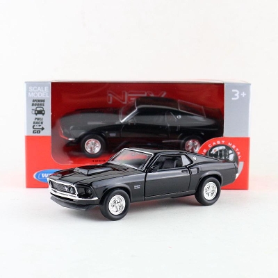Picture of WELLY 1:36 Ford 1969 Mustang Boss 429 Alloy Classic Car Model Diecasts Metal Toy Racing Car Model