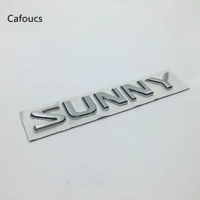Picture of 1pcs ABS SUNNY Logo Car Letter Rear Trunk Decals Emblem Badge Sticker