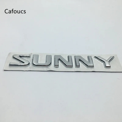 Picture of 1pcs ABS SUNNY Logo Car Letter Rear Trunk Decals Emblem Badge Sticker