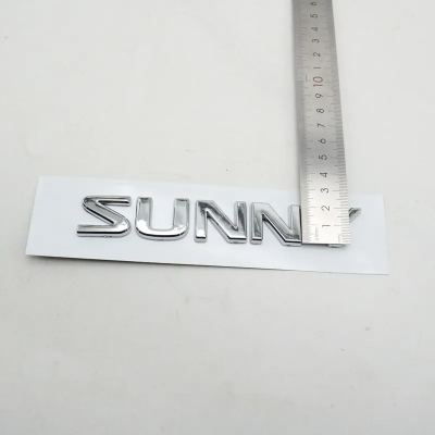 Picture of 1pcs ABS SUNNY Logo Car Letter Rear Trunk Decals Emblem Badge Sticker
