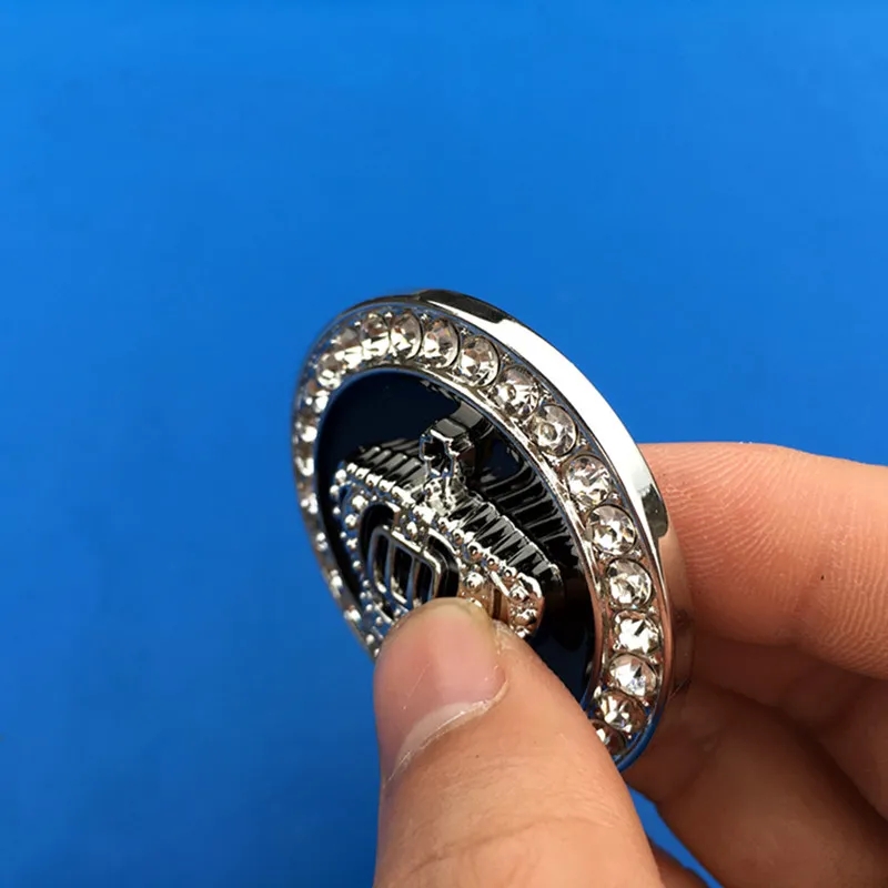 Picture of Metal Car Styling Decoration Stickers Crystal Crown Personality Car Body Sticker Accessories