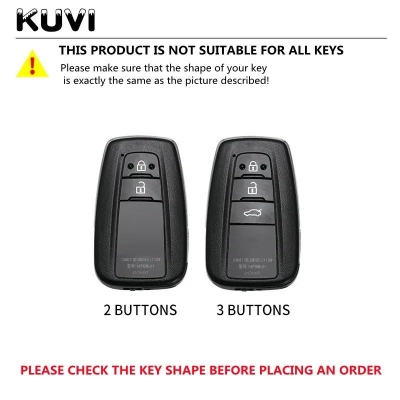 Picture of Fashion TPU Car Remote Key Cover Case Shell For Toyota Camry RAV4 Prius CHR C-HR Avalon Corolla Land Cruiser Prado Accessories
