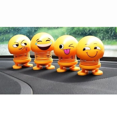 Picture of Funny Car Styling Shaking Head Car Dashboard Ornament Cute Expression Fashion Trend Car Interior Accessories Car Decor Toys