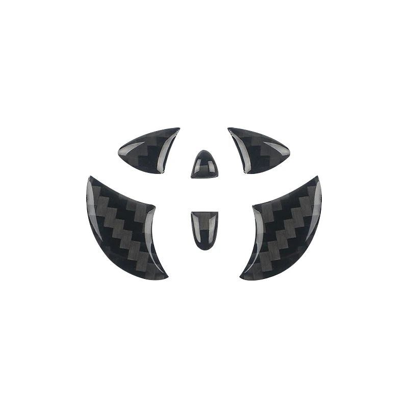 Picture of Carbon Fiber Car Interior Steering Wheel Logo Sticker Protective Decoration For Toyota