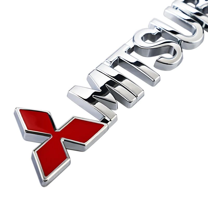Picture of 3D Metal Sticker Chrome Car Trunk Emblem Car Styling For Mitsubishi