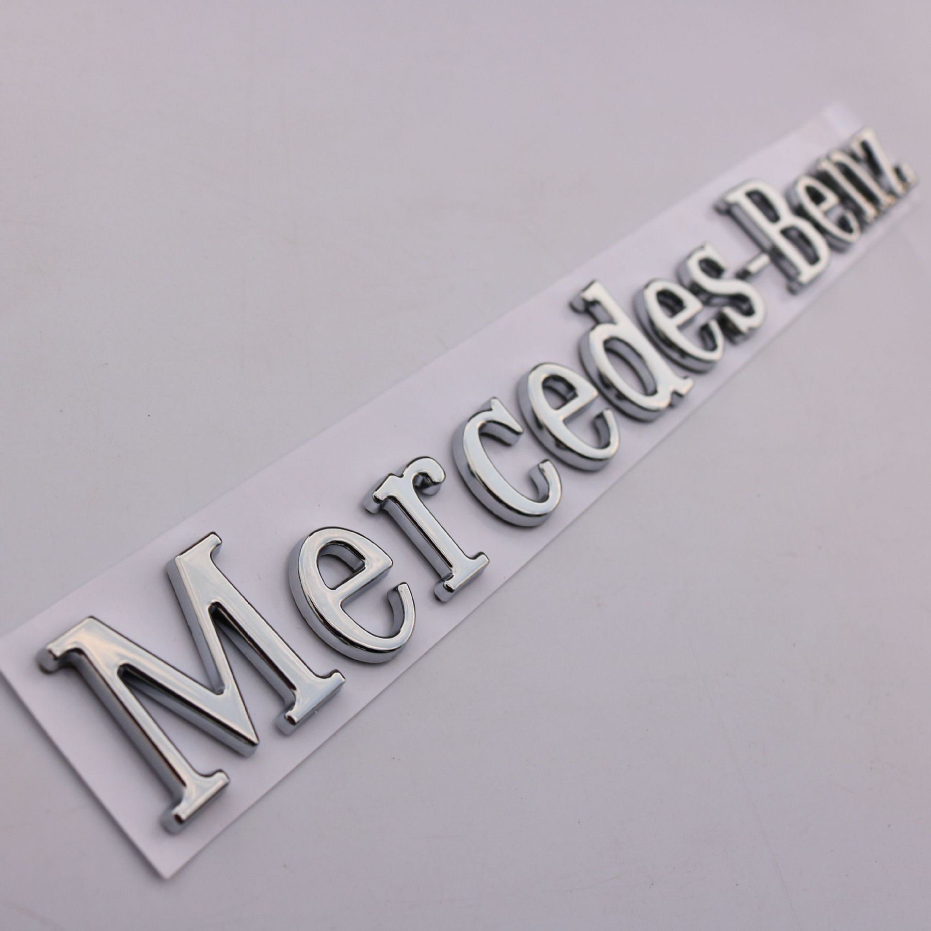 Picture of Mercedes-Benz Letter Emblem 3d Logo Nameplate Badge Decoration 