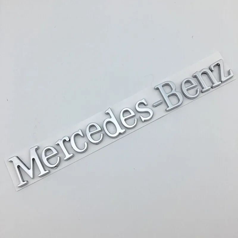 Picture of Mercedes-Benz Letter Emblem 3d Logo Nameplate Badge Decoration 