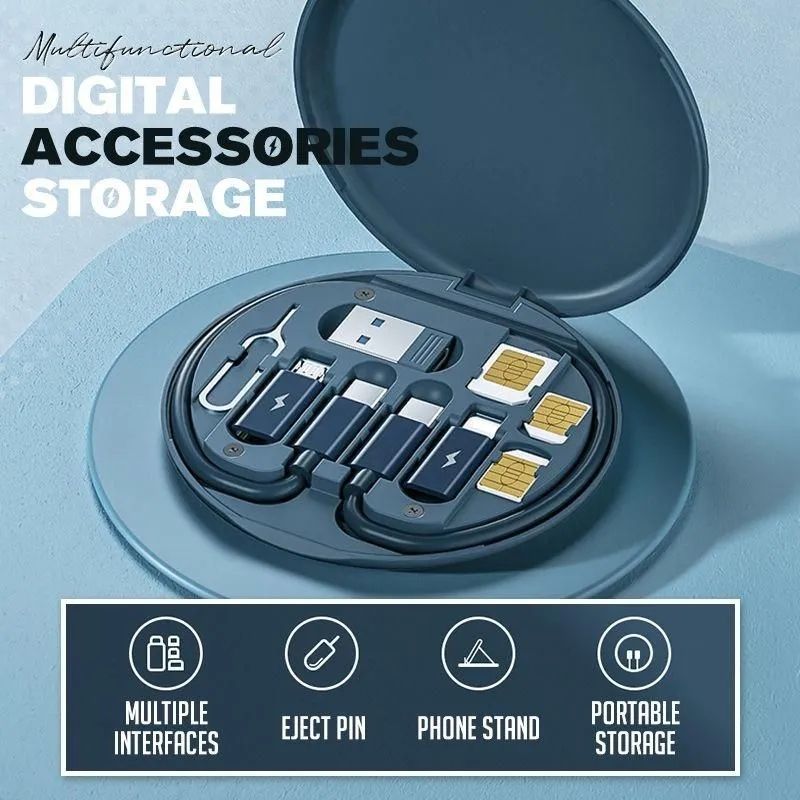 Picture of Portable Multifunctional Data Cable Kit Digital Organizer 