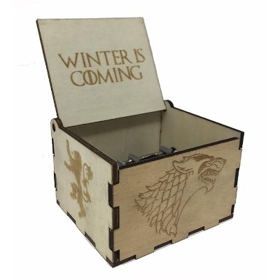 Picture of Musical Box Music Box Wooden Handmade Island Princess Music Box Birthday Gifts for Game of Thrones