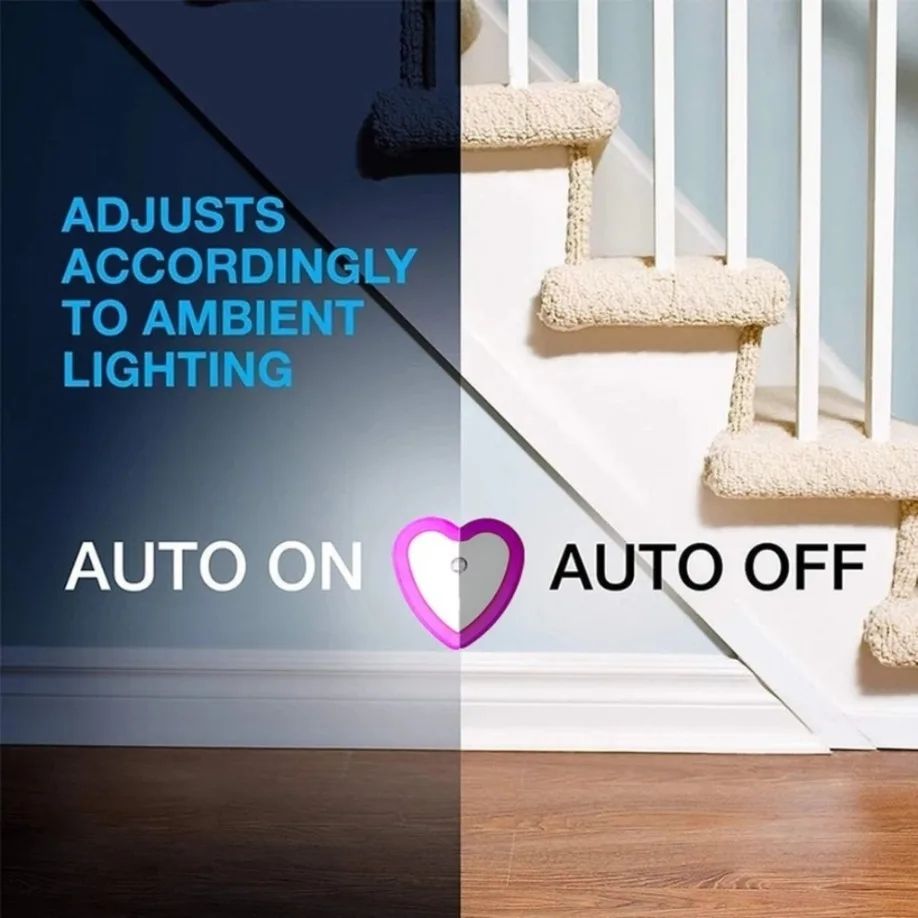 Picture of LED Night Light Sensor Lighting Mini EU US Plug Night light Lamp For Children Room Bedroom Decoration Lights Lighting