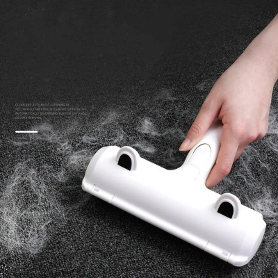 Picture of Pet Cat Hair Remover Brush 2-Way Remove Pet Hair Roller Carpet Cleaning Brush
