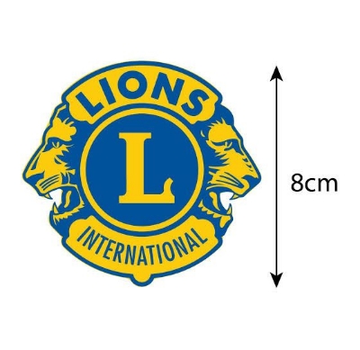 Picture of Lion's Club International Car Glass Sticker (PVC Vinyl)