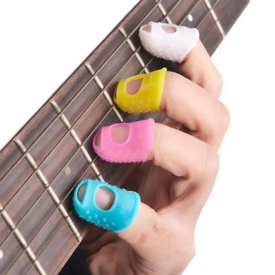 Picture of Silicone Finger Cover Guitar Fingerstall String Instrument