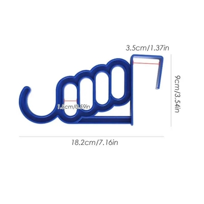 Picture of Door Hanger Heavy Duty Over The Door Towel Rack Bathroom Organizer Towel Rack With 4 Holes And 1 Hook Multifunctional Door Rack