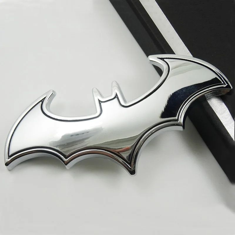 Picture of 3D Metal Bat Auto Car Logo Cartoon Sticker Metal Badge Emblem Tail Decal Motorcycle Car Styling Decoration