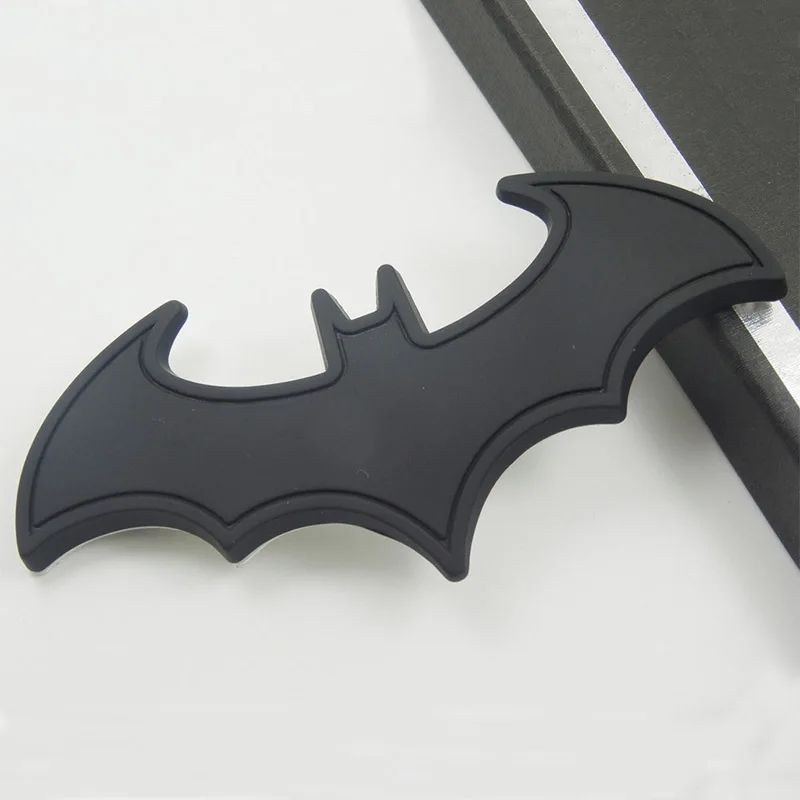 Picture of 3D Metal Bat Auto Car Logo Cartoon Sticker Metal Badge Emblem Tail Decal Motorcycle Car Styling Decoration