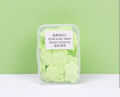 Picture of Portable Soap Sheets: Mini Travel Disposable Hand Wash Paper for Kids, Antibacterial Soap Paper Gifts