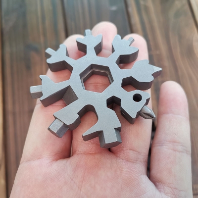 Picture of Portable EDC Multifunction Torque Snowflake Wrench Alloy Steel Hexagonal Universal 18-in-1 Octagonal Screwdriver Household Tool