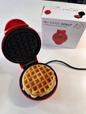 Picture of Mini Electric Waffle Maker Bubble Egg Cake Oven Breakfast Waffle Machine