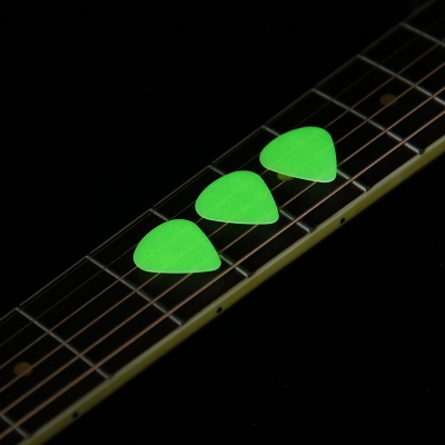 Picture of Luminous Guitar Picks Glow in Dark Guitar Plectrum 0.75mm