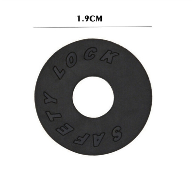 Picture of 2PCS Guitar Strap Locks Blocks Anti Slip For Acoustic Electric Guitar Bass Black