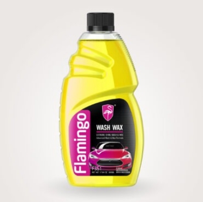 Picture of Flamingo Car Shampoo Wash Wax 500 ml