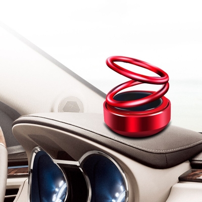 Picture of Double ring solar perfume red color