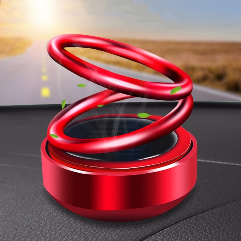 Picture of Double ring solar perfume red color