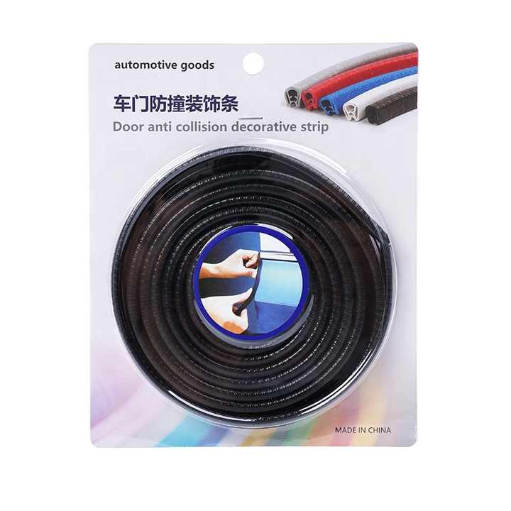 Picture of Car Door Edge Trim Lock Guard Moulding Rubber Seal Strip Protector
