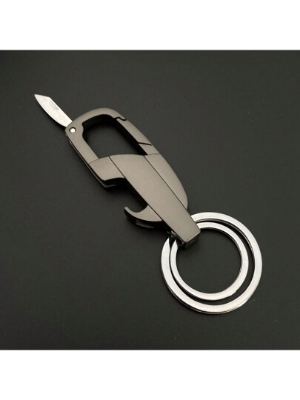 Picture of Mens Womens Car Keychains, Multifunctional Heavy Duty Bottle Opener Keychain