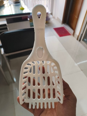 Picture of Plastic Cat Litter Scoop Pet Care Sand Waste Scooper Shovel Hollow Litter Scoop Shovel Deep Scoop Shovel Reptile Litter Cleaner Scoop for Sifting Kitty Cats Litter Big Hole