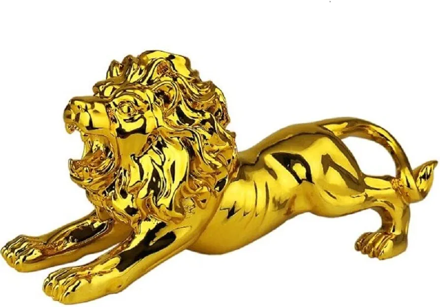 Picture of Golden Lion Car Dashboard Decoration