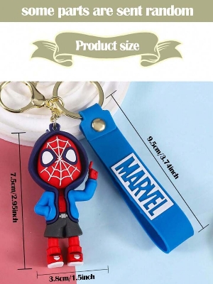 Picture of Marvel Spider Man Cute Doll Pendant Action Figures Spider Man Avengers Backpack Keychain