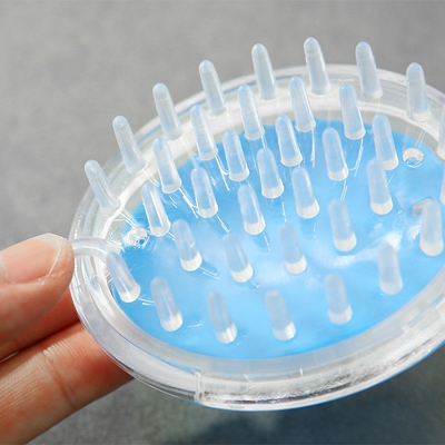 Picture of Silicone Head Body Massager Shampoo Scalp Massage Brush Hair Washing Comb Body Shower Brush Bath Spa